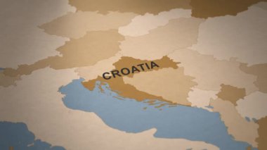 Bu harita birden fazla ülke ve eyaletten oluşan bir koleksiyonun parçasıdır. Adobe Efektlerinde Oluşturuldu.