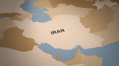 Bu harita birden fazla ülke ve eyaletten oluşan bir koleksiyonun parçasıdır. Adobe Efektlerinde Oluşturuldu.