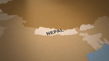 Bu harita birden fazla ülke ve eyaletten oluşan bir koleksiyonun parçasıdır. Adobe Efektlerinde Oluşturuldu.