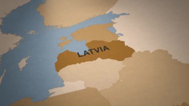 Bu harita birden fazla ülke ve eyaletten oluşan bir koleksiyonun parçasıdır. Adobe Efektlerinde Oluşturuldu.