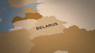 Bu harita birden fazla ülke ve eyaletten oluşan bir koleksiyonun parçasıdır. Adobe Efektlerinde Oluşturuldu.