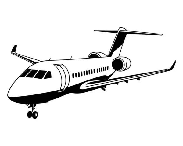seyahat uçağı, yolcu uçağı, pilot, havacılık uçağı beyaz üzerine izole edilmiş bir uçak.