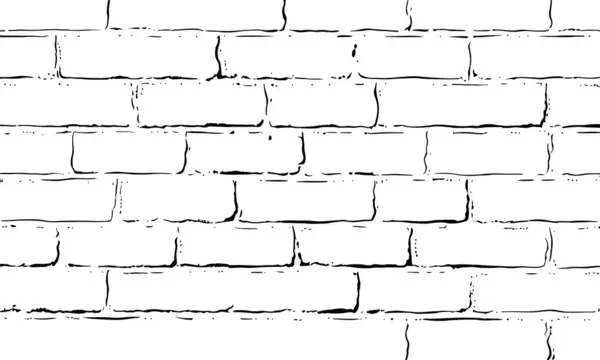 Tuğla ya da tuğla dokusu silueti. Tuğla duvar grunge arka planı. Tasarım elemanı, eski bir tuğla duvarın dokusu, tuğla duvar silueti, SVG, Vector, Illustration. Vektör illüstrasyonu