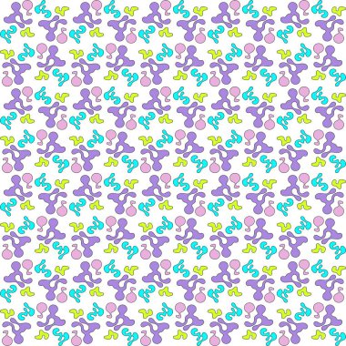 Kalın renkler, geometrik şekiller, soyut çizgiler ve eklektik motifler içeren vektör desenli arka planlar. Modern tasarım, dijital sanat veya şık yaratıcı projeler için mükemmel..