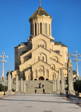 Tsminda Sameba (Kutsal Üçlü) Katedrali, Tiflis, Georgia