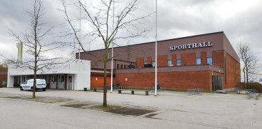 Tuğla spor tesisi Svedala 'nın dışı.