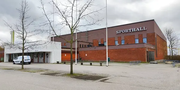 Tuğla spor tesisi Svedala 'nın dışı.