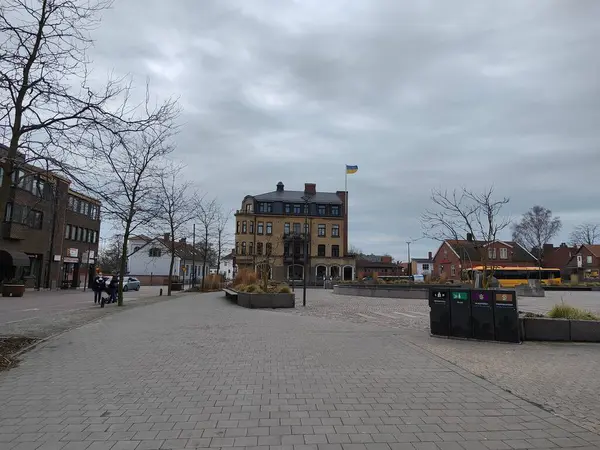 İsveç 'te Ukrayna bayrağı sergilendi