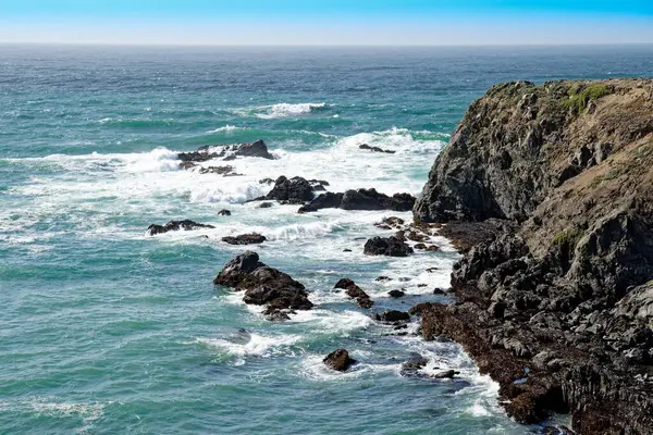 Mendocino Head 'de deniz kıyısı, Mendocino, California. Yüksek kalite fotoğraf