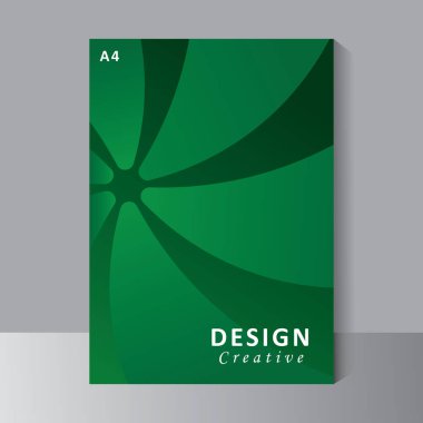 Broşür şablon tasarımı, Kitap kapağı tasarımı, Yıllık Rapor, Dergi, Poster, Şirket Sunumu, Portföy, Flyer, bilgi, hazır yeşil renk, vektör, vektör soyut arkaplan