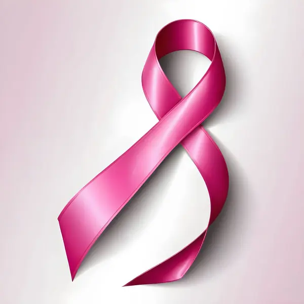 açık arkaplanda pembe kurdele