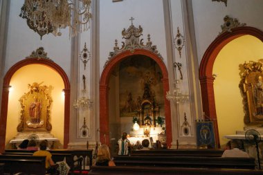 25 Temmuz 2025 'te Murcia şehrinin köşesindeki Episcopal Sarayı binasında Havari Santiago' ya adanmış küçük bir şapel.