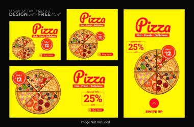 Pizza dağıtım afişi tasarımı