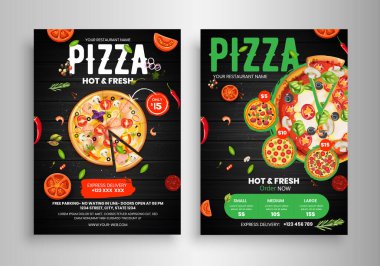 yiyecek dağıtım afişi şablonu