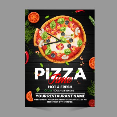 vektör broşürü veya pankart tasarımı