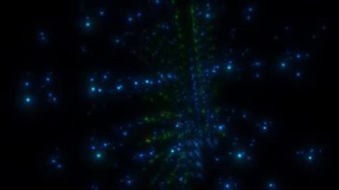 Resimsel bereketli fraktal desen resmi soyut arkaplan