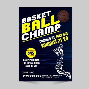 Corporate Business Flyer poster broşürü kapak tasarım planı arka plan, iki renk şeması, vektör şablonu A4 boyutunda - Vektör