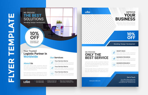 corporate business brochure cover design template
