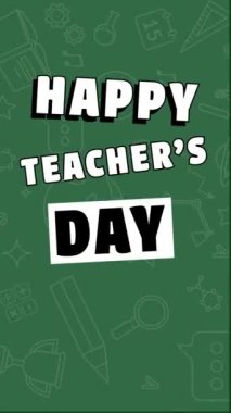 Mutlu öğretmenler günü tebrik kartının çiçek içeren vektör çizimi