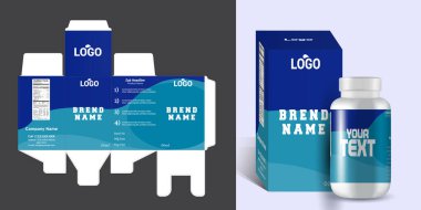 Sütlü bir şişenin vektör çizimi