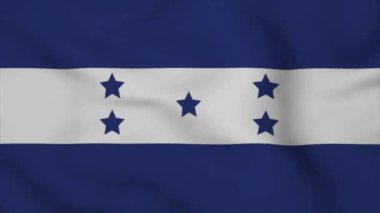 El Salvador 'un sallanan bayrağının 3 boyutlu görüntüsü