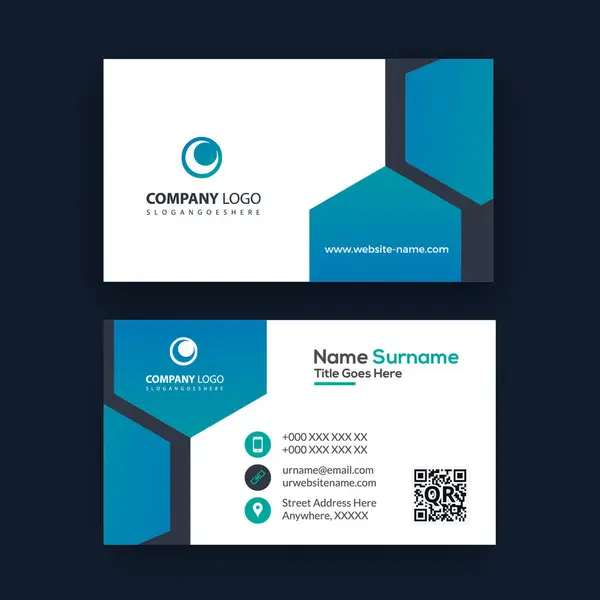 Profesyonel Tıbbi Kartvizit Şablonu veya Tıbbi Kartvizit Kurumsal Kimlik Tasarımı