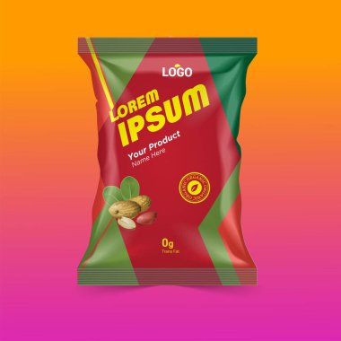 çip paket tasarımı, folyo torbaları izole