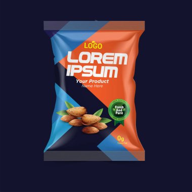 çip paket tasarımı, folyo torbaları izole