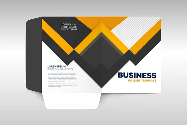 iş broşür afiş tasarım şablonu