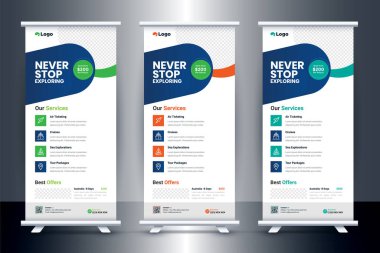 modern pankart dizayn vektör şablonu