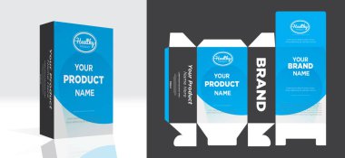 Ek ürünler ve Kozmetik Kutu Tasarımı, Paket Tasarımı Şablonu, Kutu Tasarımı, Kutu Tasarımı, Etiket Tasarımı, Sağlık Hizmetleri Etiketi, Paketleme Yaratıcı Fikir Vektörü, Gerçekçi Modelleme