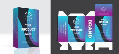 Ek ürünler ve Kozmetik Kutu Tasarımı, Paket Tasarımı Şablonu, Kutu Tasarımı, Kutu Tasarımı, Etiket Tasarımı, Sağlık Hizmetleri Etiketi, Paketleme Yaratıcı Fikir Vektörü, Gerçekçi Modelleme