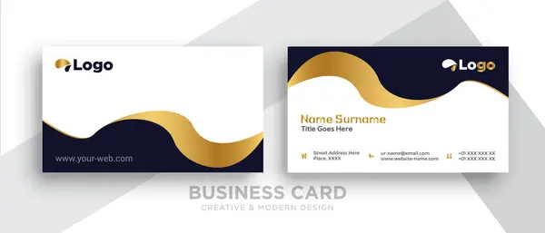 Kartvizit tasarımı. Yaratıcı ve temiz kart tasarımı. vektör şablonu.