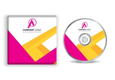 CD Kapağı Tasarımı 3D Sunum Şablonu