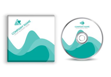 CD Kapağı Tasarımı 3D Sunum Şablonu