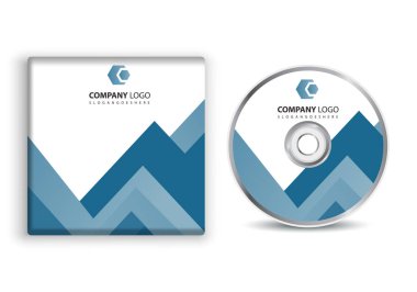CD Kapağı Tasarımı 3D Sunum Şablonu