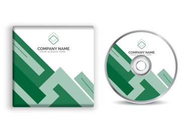 CD Kapağı Tasarımı 3D Sunum Şablonu