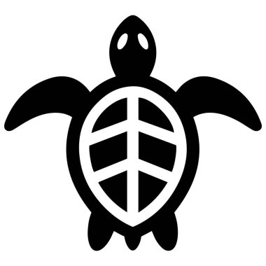 Turtle vector illustration on white background. clipart