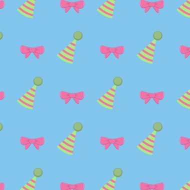 Doğum günü şapkaları ve fiyonkları. Yüksek kalite fotoğraf