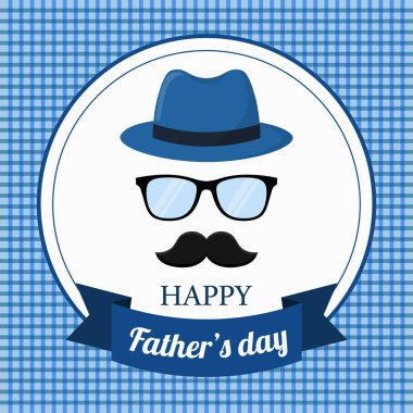 Babalar Günü Logo Posteri, Etiket veya Etiket