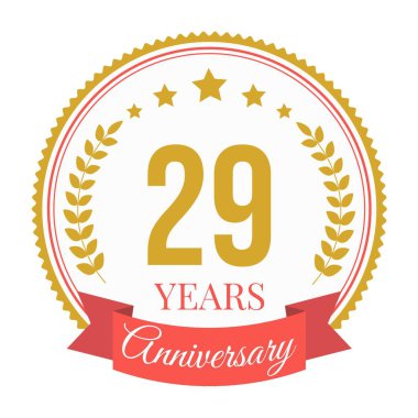 Logo 29 Yıldönümü Kutlama Şablonu
