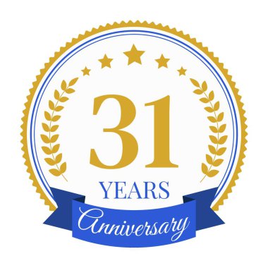 Logo 31 Yıldönümü Kutlama Şablonu