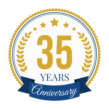 Logo 35 Yıldönümü Kutlama Şablonu