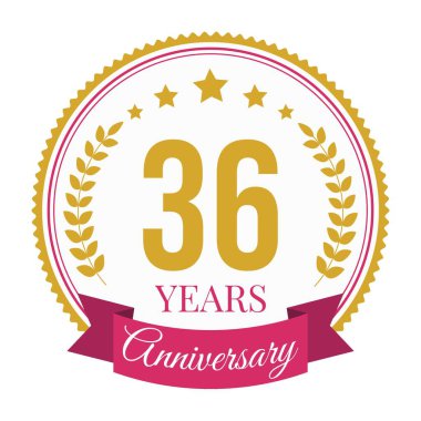 Logo 36 Yıldönümü Kutlama Şablonu