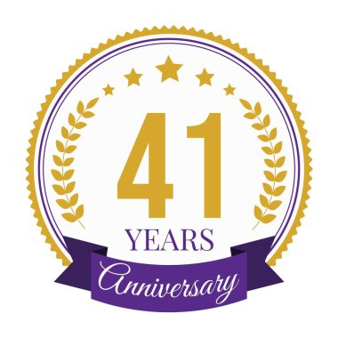 Logo 41 Yıldönümü Kutlama Şablonu