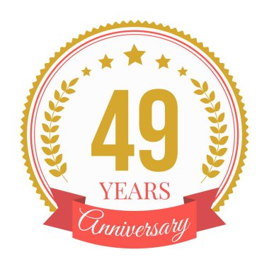 Logo 49 Yıldönümü Kutlama Şablonu