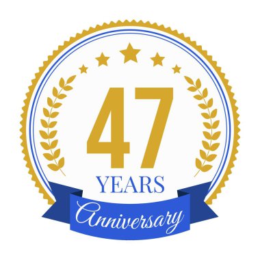 Logo 47 Yıldönümü Kutlama Şablonu