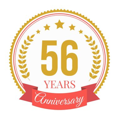 Logo 56 Yıldönümü Kutlama Şablonu