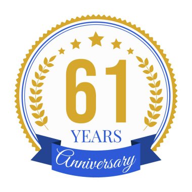 Logo 61 Yıldönümü Kutlama Şablonu