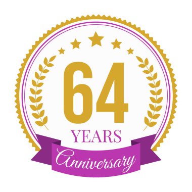 Logo 64 Yıldönümü Kutlama Şablonu